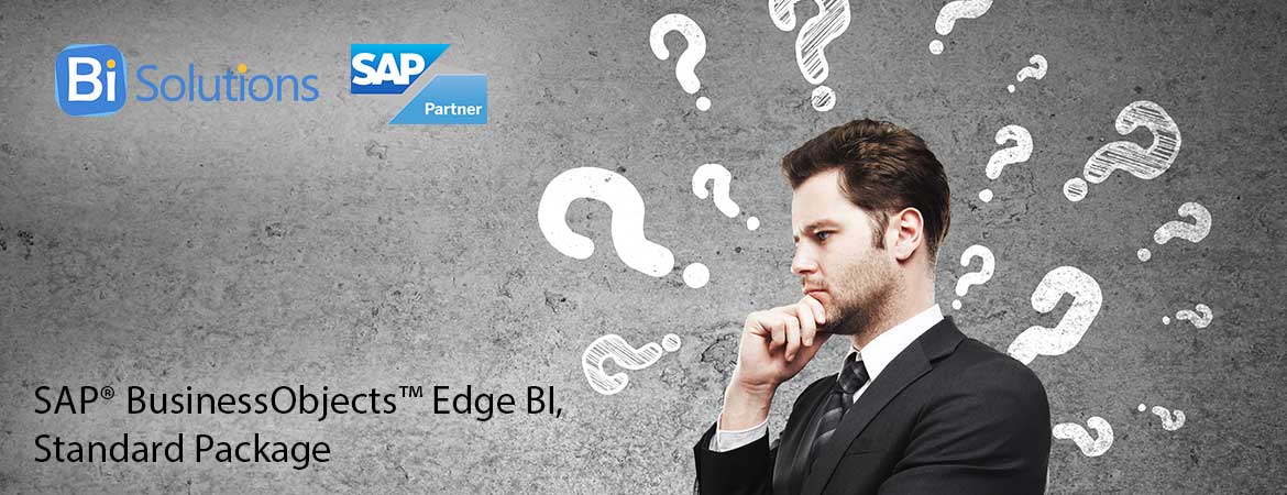 SAP BusinessObjects Edge BI, standard package, offers midsize companies an extensive BI solution